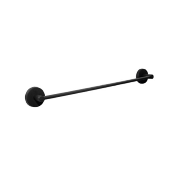 Πετσετοκρεμάστρα Μπάνιου 50cm Black Matt Planet DR27006N Tema