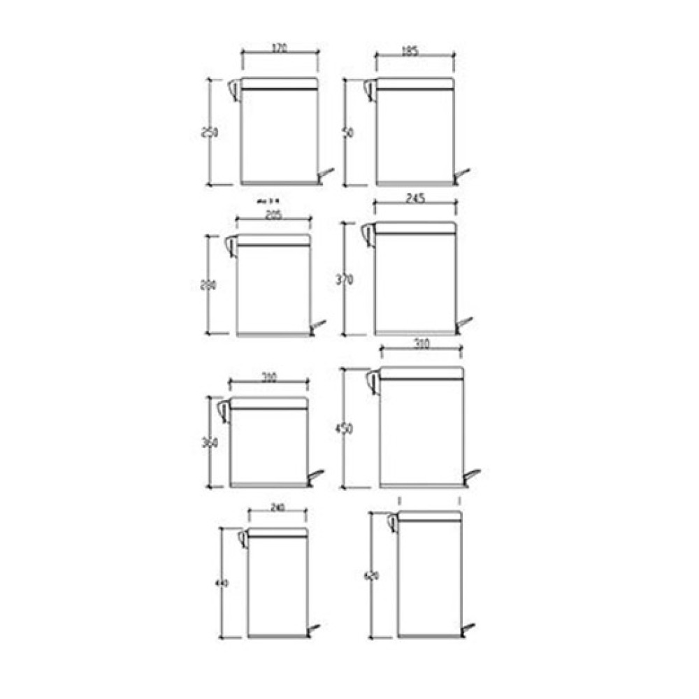 Χαρτοδοχείο Soft Closing 12L Inox SS304 309 Tema