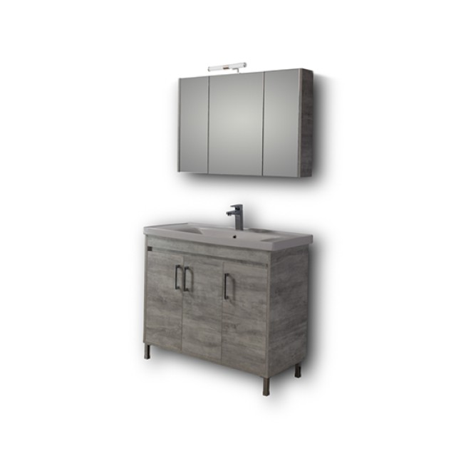 Bathroom Furniture Savina Cement 100cm