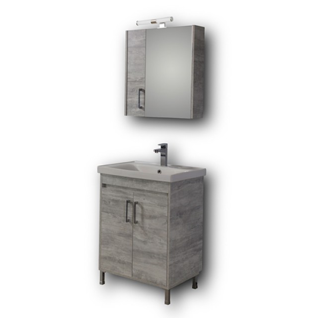Bathroom Furniture Savina Cement 65cm