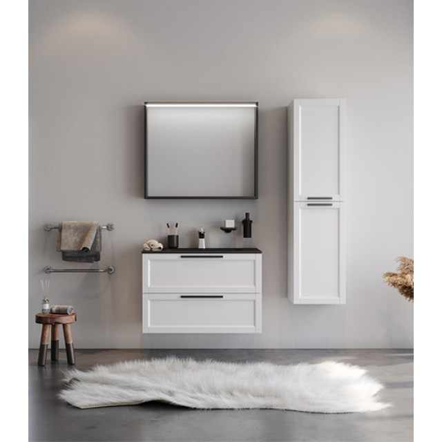 Bathroom Furniture Laguna White Mat 80cm