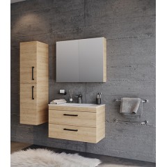 Bathroom Furniture Beige 80cm