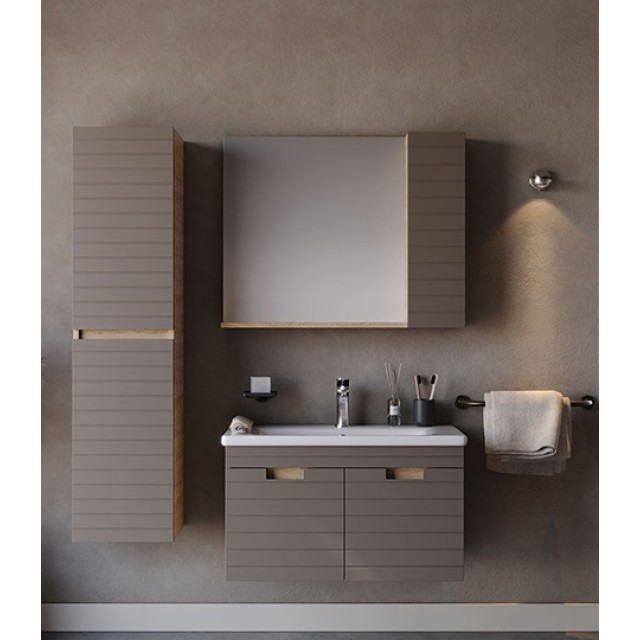 Bathroom Furniture Vega Brown Mat 80cm