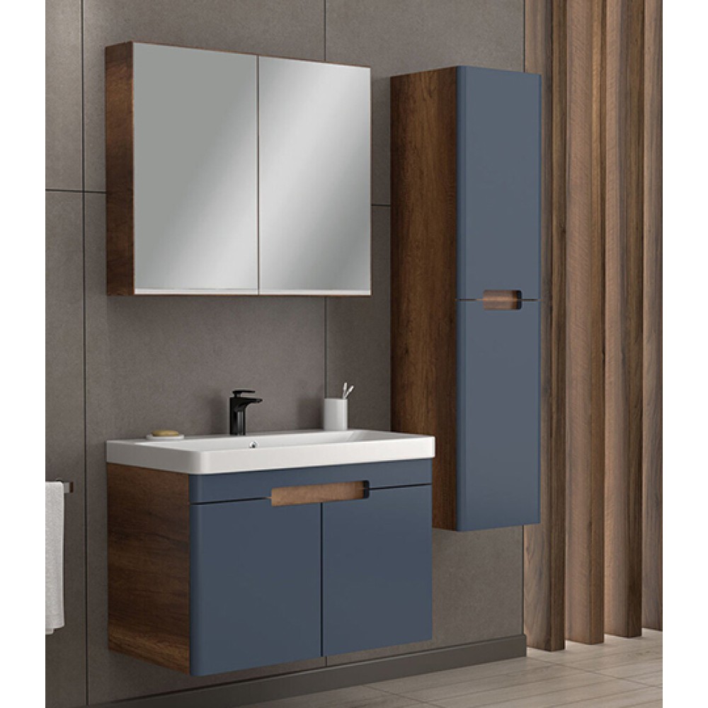 Σετ Μπάνιου Trend Ανθρακί Ματ 80cm