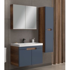 Σετ Μπάνιου Trend Ανθρακί Ματ 80cm