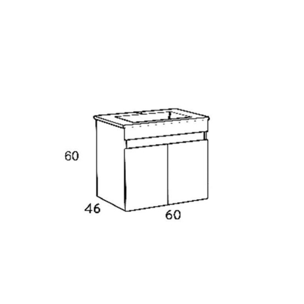 Σετ Μπάνιου Omega Top Berlin 60cm