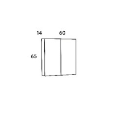Σετ Μπάνιου Omega Top Γκρι 60cm