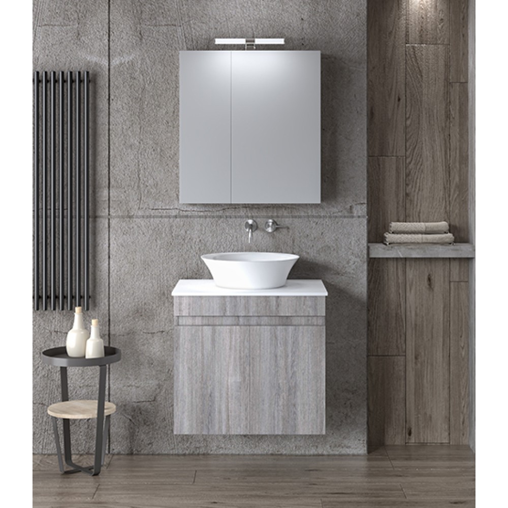 Σετ Μπάνιου Omega Top Γκρι 60cm