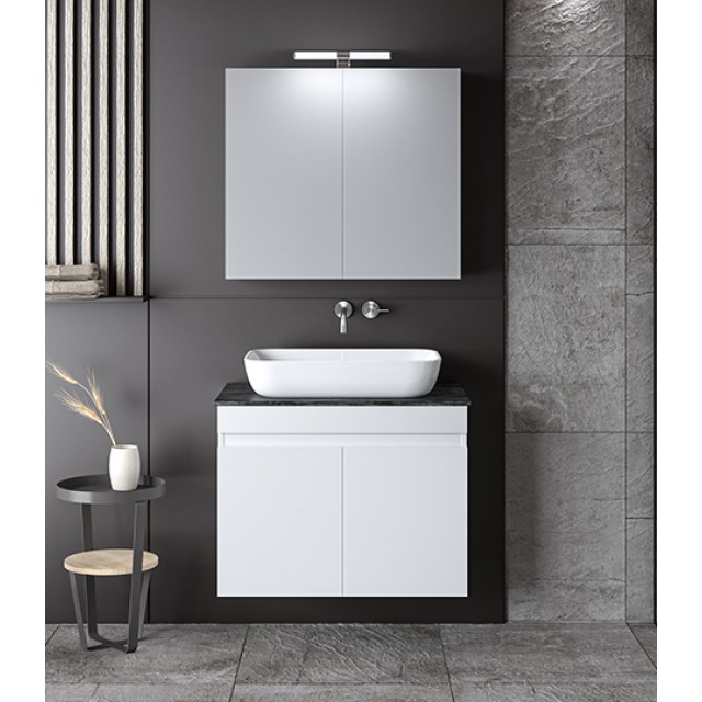 Bathroom Furniture Omega Top White 75cm