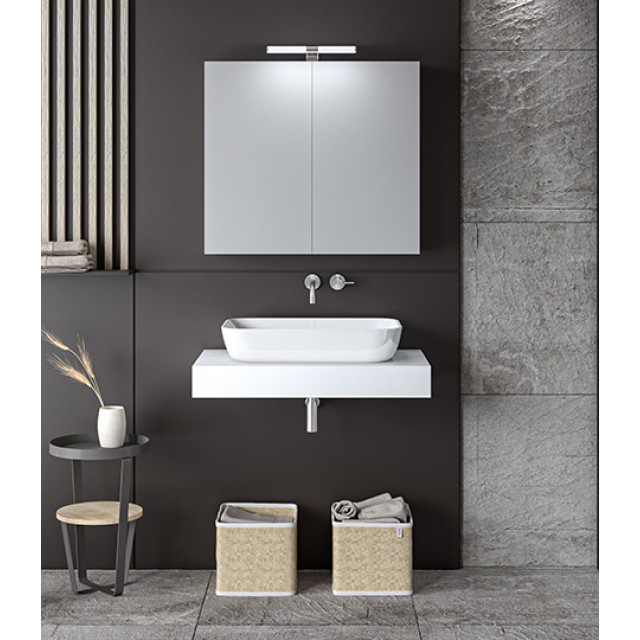 Bathroom Furniture Stone White 70cm