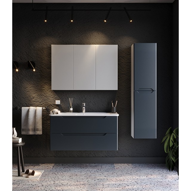 Bathroom Furniture Perla Anthracite 100cm