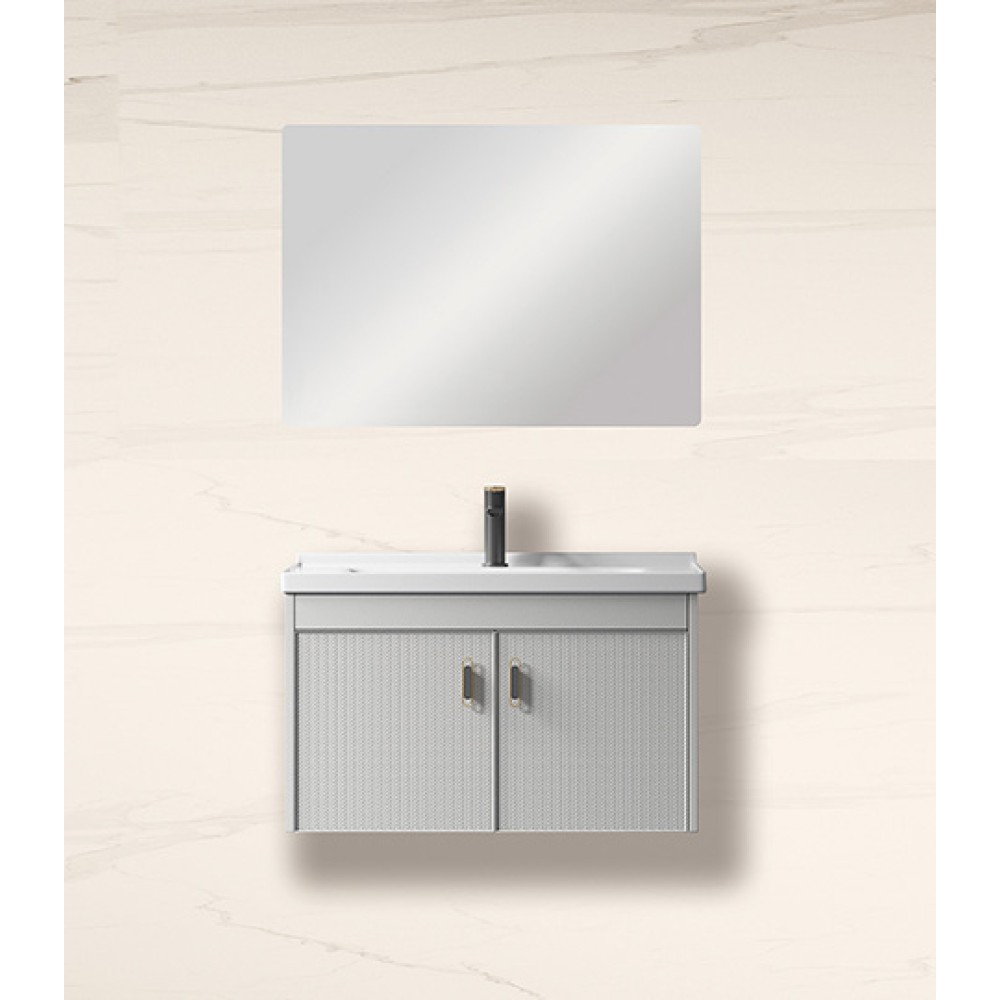 Σετ Μπάνιου Thaleia Silver Grey 60x40cm