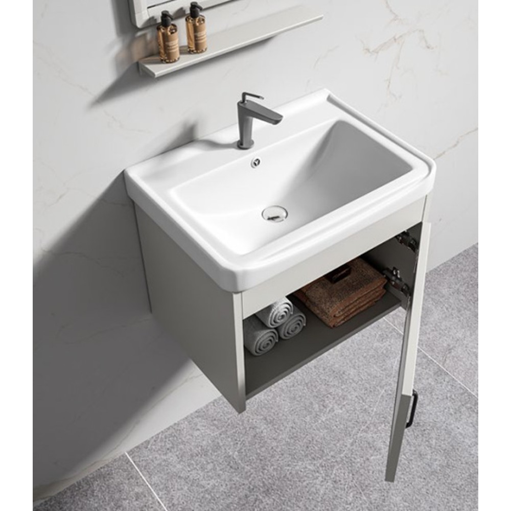 Σετ Μπάνιου Thaleia Silver Grey 43cm