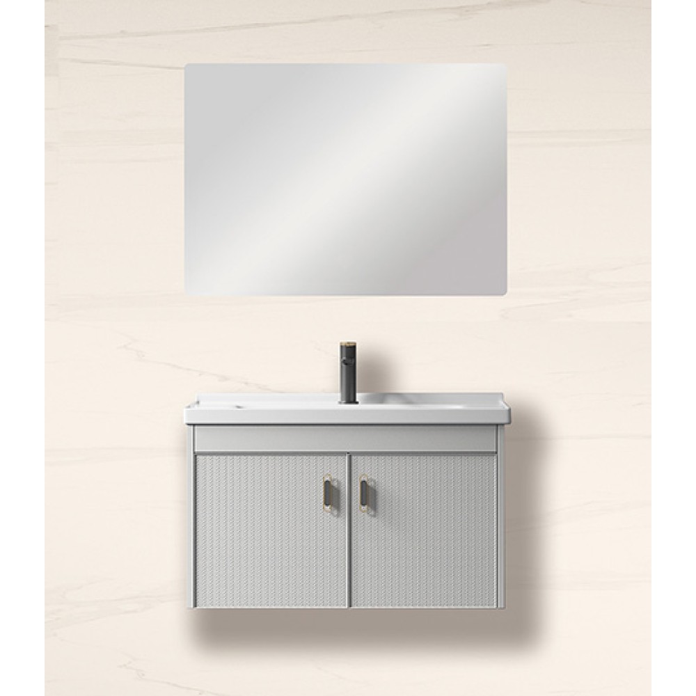 Σετ Μπάνιου Thaleia Silver Grey 60x47cm