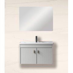 Σετ Μπάνιου Thaleia Silver Grey 60x47cm