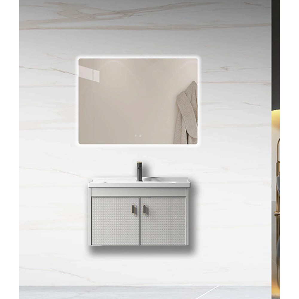 Σετ Μπάνιου Thaleia Silver Grey 80cm