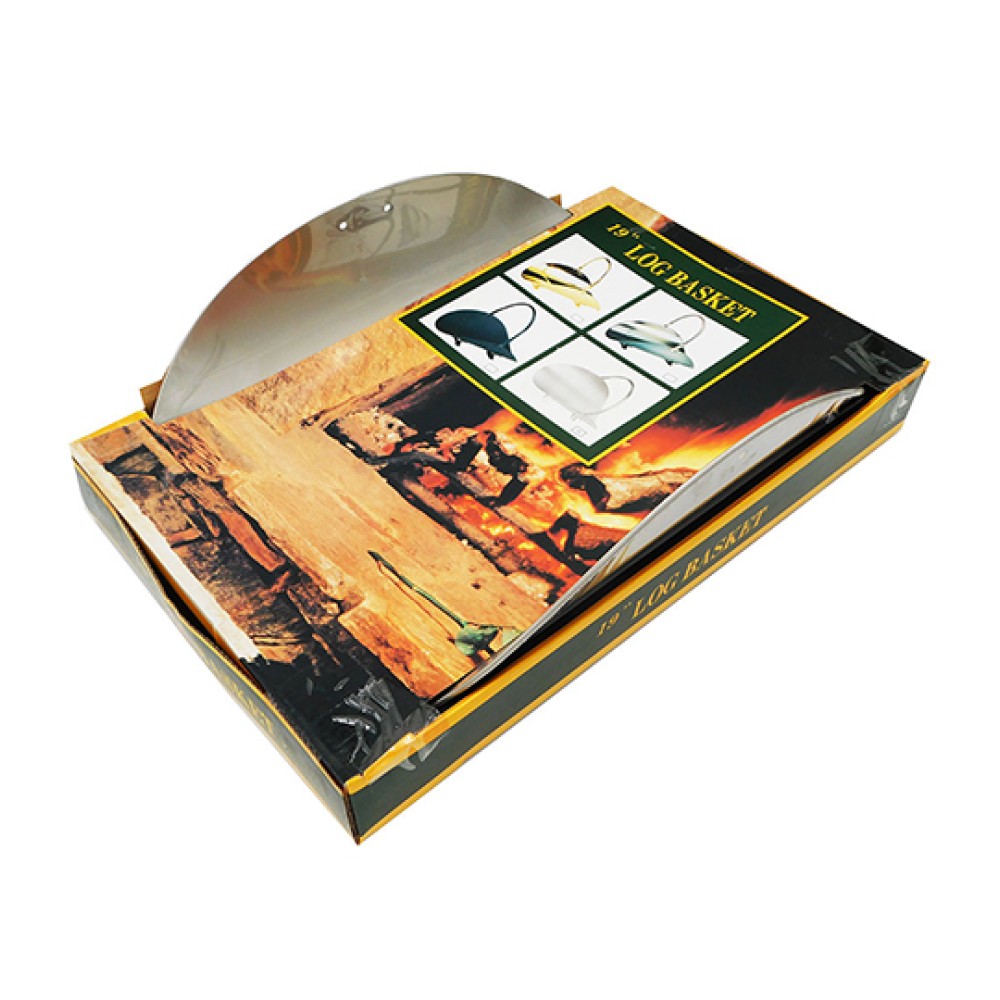 Nickel Matte Fireplace Basket A020