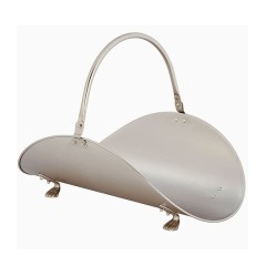Nickel Matte Fireplace Basket A020