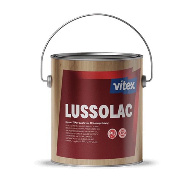 Vitex Lussolac Διαλύτου Βερνίκι Ξύλου Έβενος No2410 0.75L