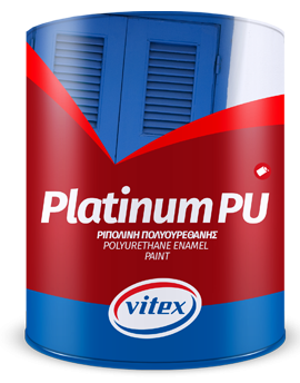 Vitex Platimum PU Λαδομπογιά Πολυουρεθάνης Διαλύτου Ματ Λευκή 0.75L