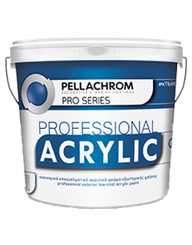 Pellachrom Professional Acrylic Εξωτερικής Χρήσης Τσιμεντόχρωμα Γκρι 0.75L