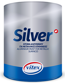 Vitex Silver Χρώμα Αλουμινίου για Μεταλλικές Επιφάνειες  0.375L