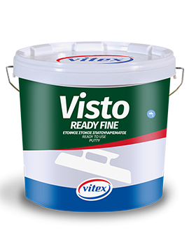 Vitex Visto Ready Fine Έτοιμος Στόκος Σπατουλαρίσματος 5kg