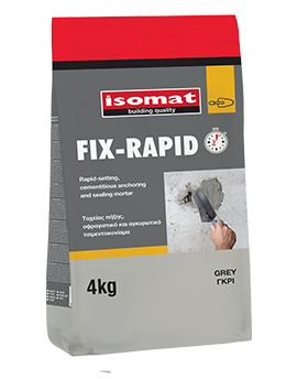 Isomat Fix Rapid Τσιμεντοκονίαμα Αγκυρωτικό & Σφραγιστικό Ταχείας Πήξης 4kg