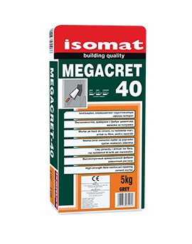 Isomat Megacret-40 Τσιμεντοκονίαμα Επισκευαστικό Ινοπλισμένο 5kg