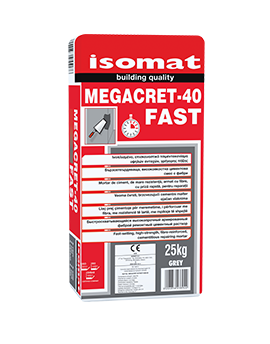 Isomat Megacret-40 Fast Τσιμεντοκονίαμα Επισκευαστικό Ινοπλισμένο 25kg