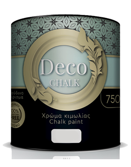 Pellachrom Deco Chalk Χρώμα Κιμωλίας Onyx-Μάυρο 0.375L