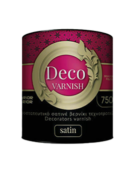 Pellachrom Deco Varnish Βερνίκι Κιμωλίας Σατινέ 0.75L