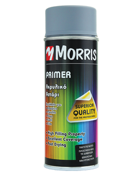 Σπρέι Αστάρι Ακρυλικό Morris Λευκό 400ml