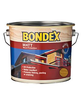 Bondex Mat Συντηρητικό Εμποτισμού Ξύλου Καστανιά Σκούρα No726 2.5L