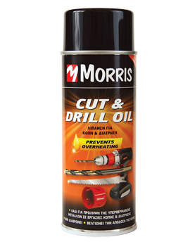 Σπρέι Λίπανσης Για Κοπή και Διάτρηση Morris 400ml