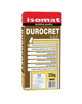 Isomat Durocret Τσιμεντοκονίαμα Επισκευαστικό Ρητινούχο Λευκό 25kg