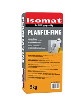 Isomat Planfix Fine Τσιμεντόστοκος Ρητινούχος Ιδιαίτερα Λεπτόκοκκος Λευκός 5kg