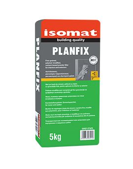 Isomat Planfix Τσιμεντόστοκος Ρητινούχος Λεπτόκοκκος Γκρι 5kg