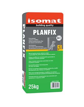 Isomat Planfix Τσιμεντόστοκος Ρητινούχος Λεπτόκοκκος Γκρι 25kg