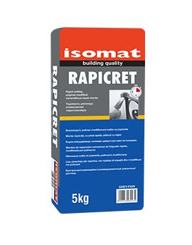 Isomat Rapicret Τσιμεντοκονίαμα Επισκευαστικό Ταχύπηκτο 5kg