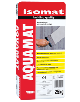 Isomat Aquamat Στεγανωτικό Λευκό 25kg