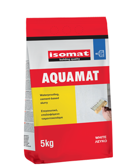 Isomat Aquamat Στεγανωτικό Λευκό 5kg