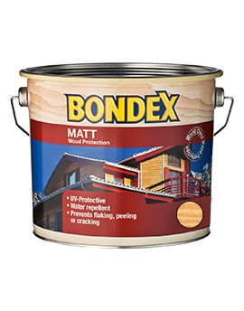 Bondex Mat Συντηρητικό Εμποτισμού Ξύλου Άχρωμο No900 2.5L