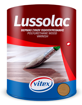 Vitex Lussolac Διαλύτου Βερνίκι Ξύλου Δρυς No2408 0.18L