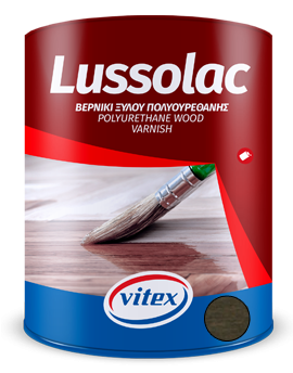 Vitex Lussolac Διαλύτου Βερνίκι Ξύλου Έβενος No2410 0.18L