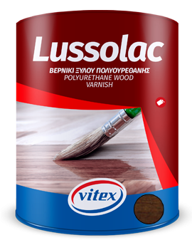 Vitex Lussolac Διαλύτου Βερνίκι Ξύλου Καστανιά No2407 0.75L