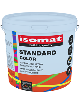 Isomat Standard Color Πλαστικό Λευκό 9L