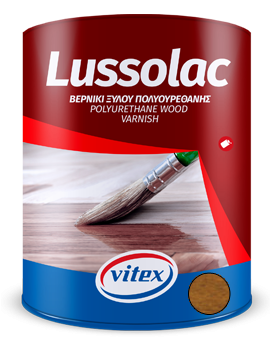 Vitex Lussolac Διαλύτου Βερνίκι Ξύλου Τικ No2404 0.18L